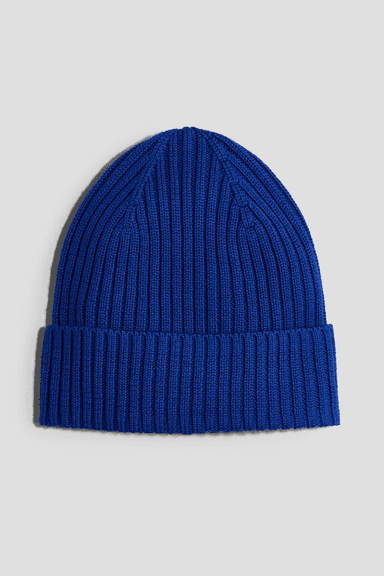 Rib-knit Beanie