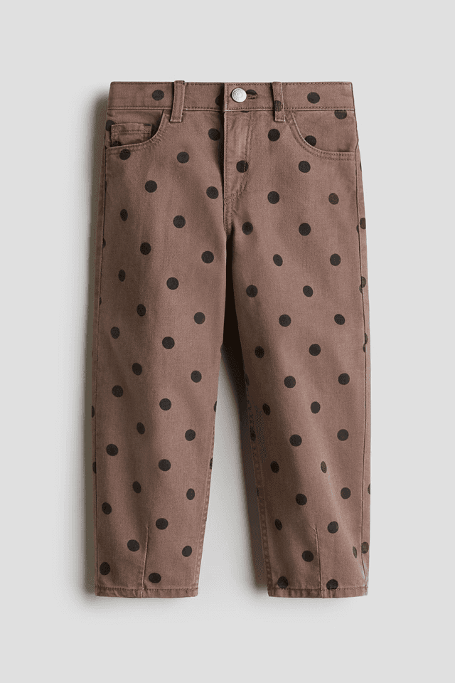 H&M Polka-Dot Twill Pants