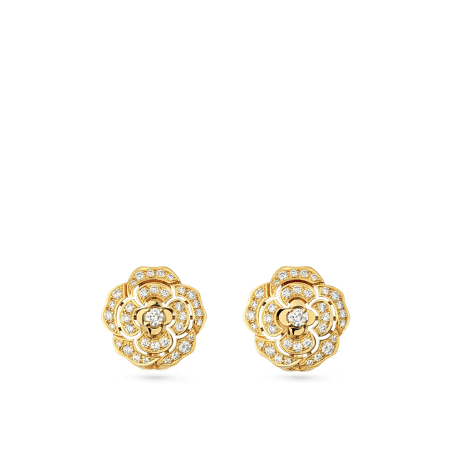 Chanel Bouton de Camélia Earrings