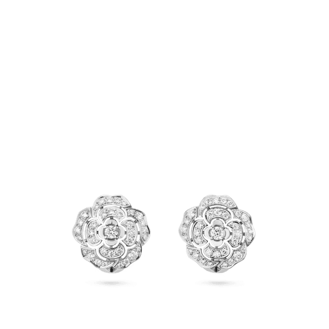 Chanel Bouton de Camélia Earrings