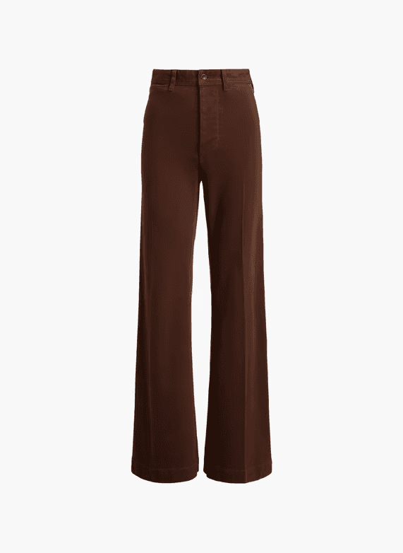 Polo Ralph Lauren Stretch Cotton Wide-Leg Pant
