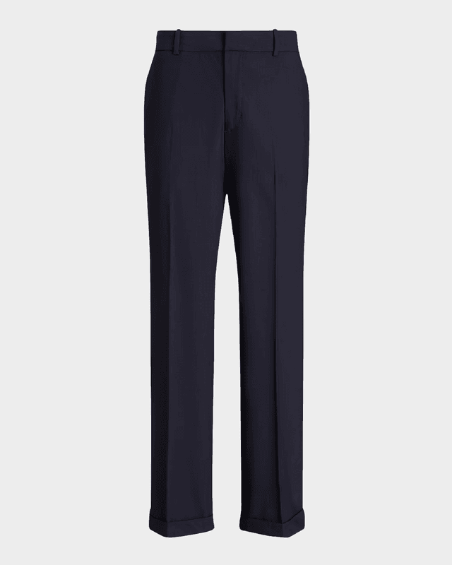 Polo Ralph Lauren Pleated Wool-Blend Trouser