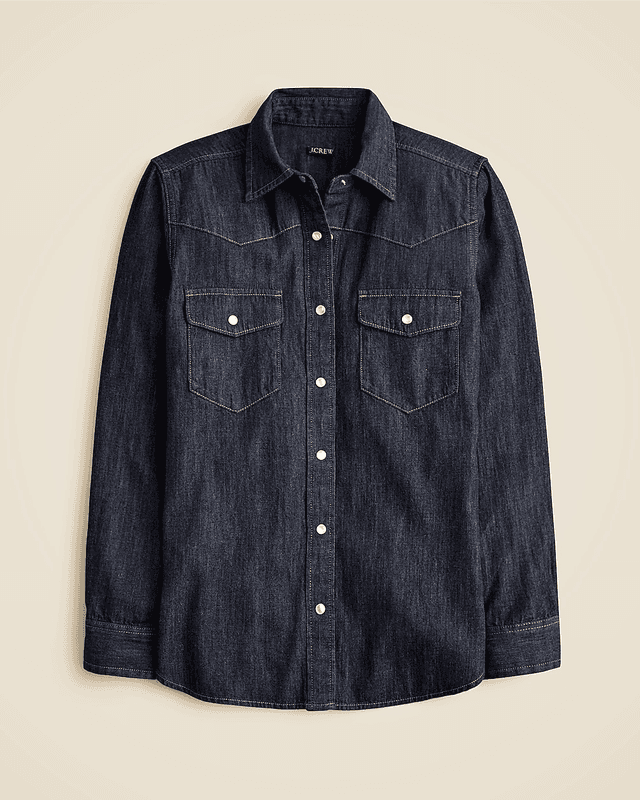 J.Crew Western denim shirt