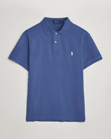 Custom Slim Fit Mesh Polo Shirt