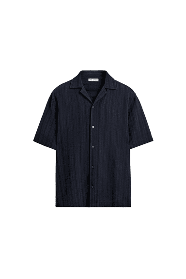 Regular Fit Striped Jacquard Shirt