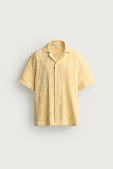 Striped Boxy Fit Shirt