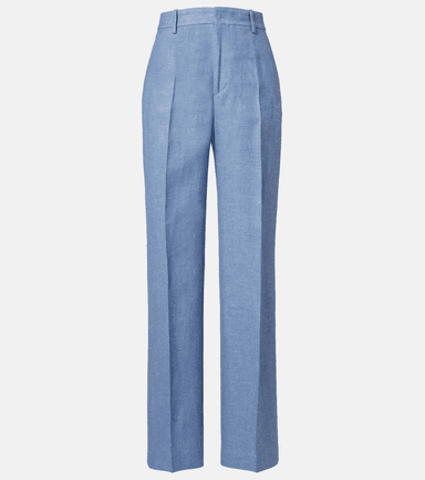 Wide-Leg Linen Pant