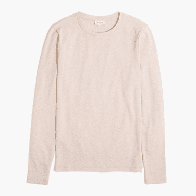 Long-sleeve crewneck t-shirt